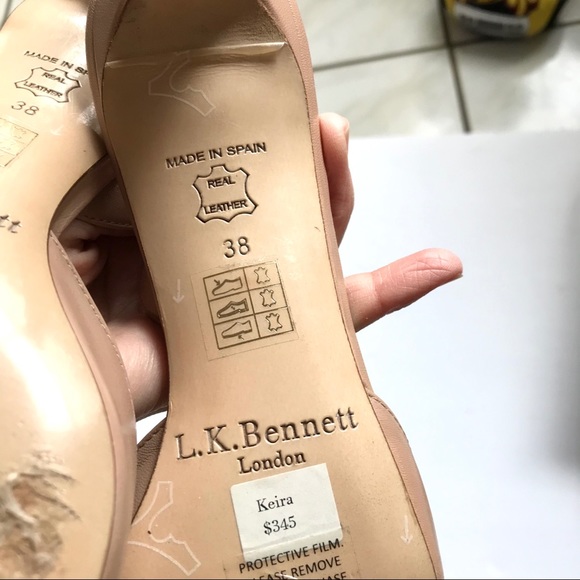 L.K. Bennett Keira Trench Nappa Slingback Court - Picture 15 of 16
